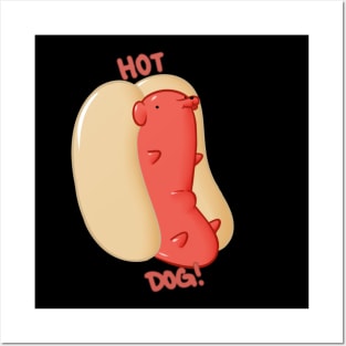 Hot Dog! Posters and Art